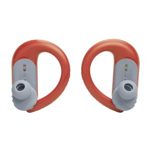 JBL Endurance Peak 3 - Coral - Dust and water proof True Wireless active earbuds - Back